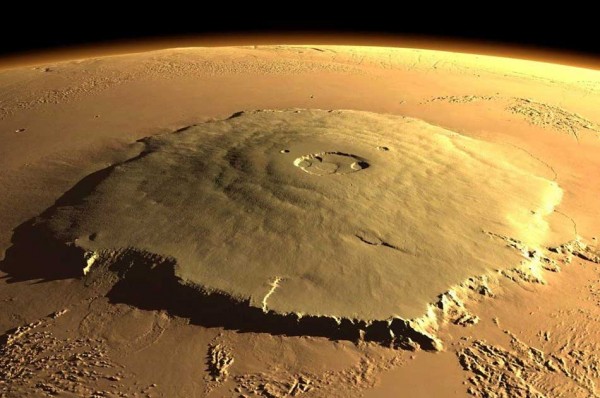 Красная планета Марс. Гора Олимп