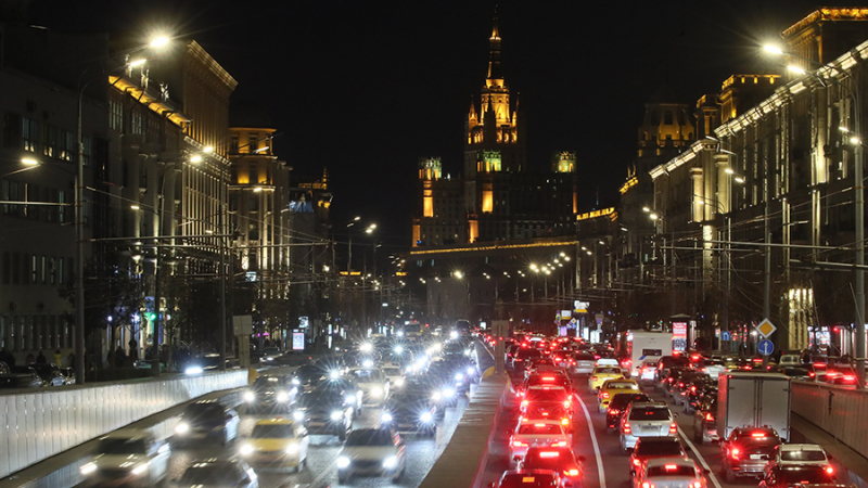 Разрешенную скорость на Бульварном кольце в Москве снизят до 50 км/ч