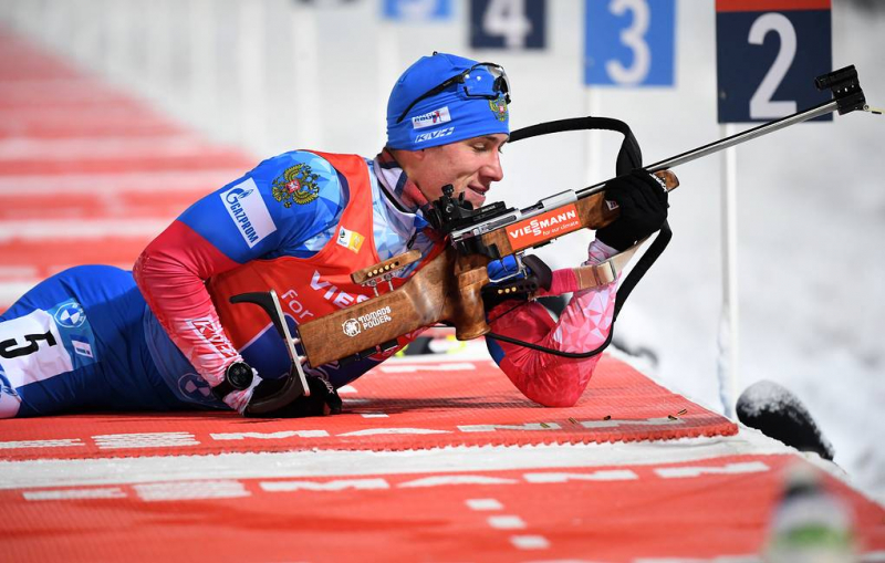 Латыпов стал вторым в гонке преследования на этапе Кубка мира по биатлону во Франции

