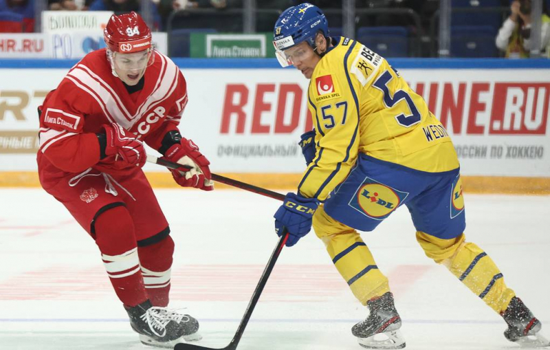 Сборная России по хоккею победила шведов в матче Кубка Первого канала

