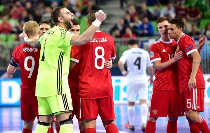 Сборная России по мини-футболу победила словаков в первом матче чемпионата Европы

