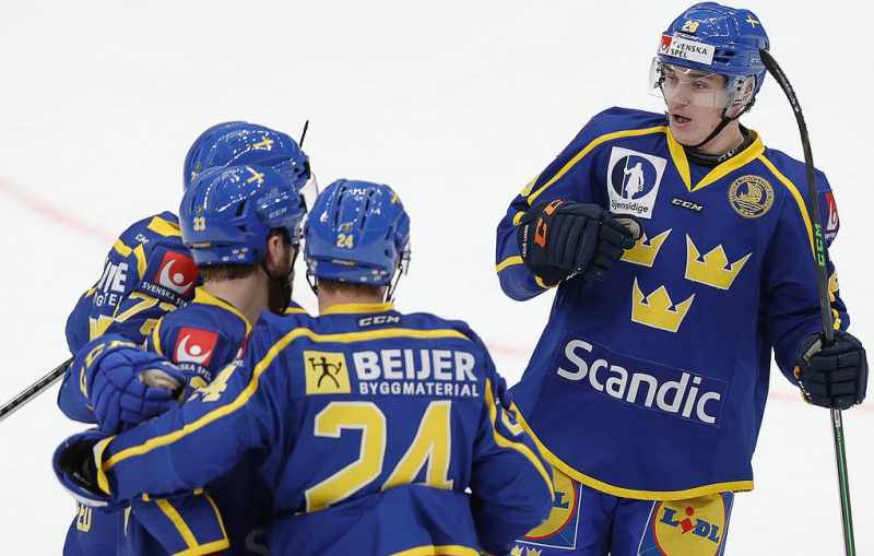 Сборная Швеции победила чехов в матче Кубка Первого канала

