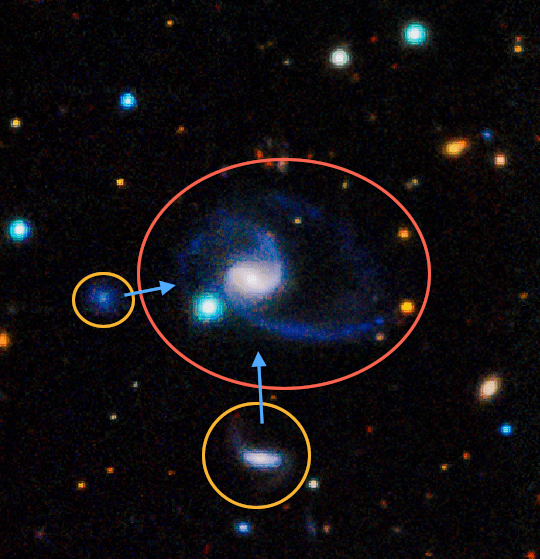 Спиральная галактика Gama202627. Похожий близнец Млечного пути