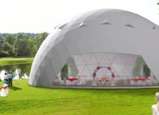 Геодезические мобильные конструкции: оптимальное решение для организации помещения для проведения массового мероприятия