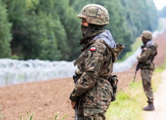 На границе Польши прозвучали выстрелы