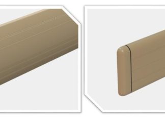 Пластиковая отбойная доска Вейтан: современное решение по защите стен помещений и коридоров в общественных помещениях