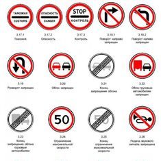 Правила применения дорожных знаков