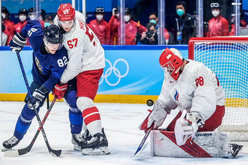 Сборная России по хоккею завоевала серебряные медали Олимпийских игр

