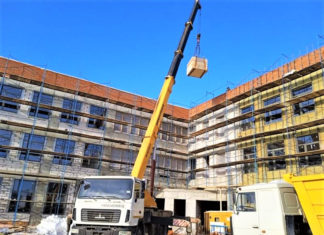 Строительство школы на 400 мест продолжается в рузском Тучкове