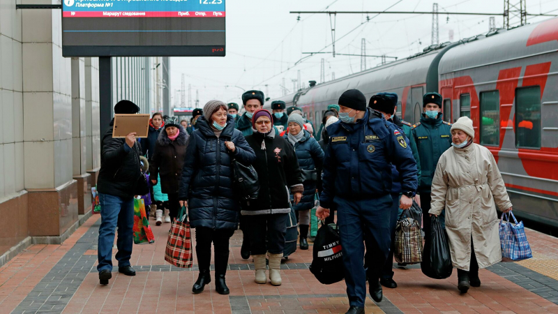 В Ростовскую область с 18 февраля въехали 115,5 тысячи беженцев из Донбасса