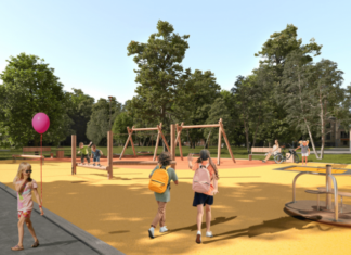 В Апрелевке сквер по ул. Комсомольская преобразится в этом году