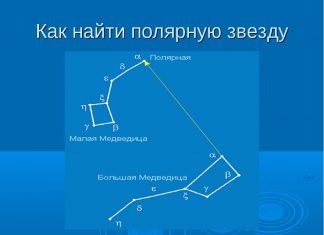 Как найти Полярную звезду на звёздном небе?