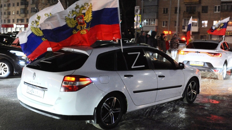 В Татарстане встретили автопробег "Zа мир без нацизма!"
