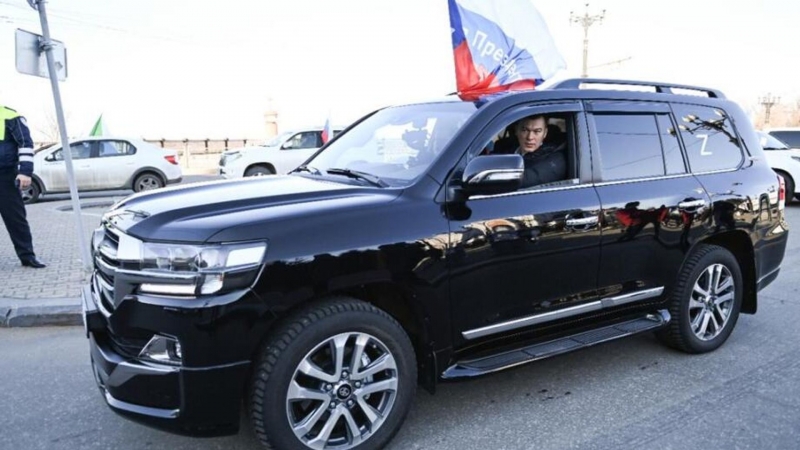 В Татарстане встретили автопробег "Zа мир без нацизма!"