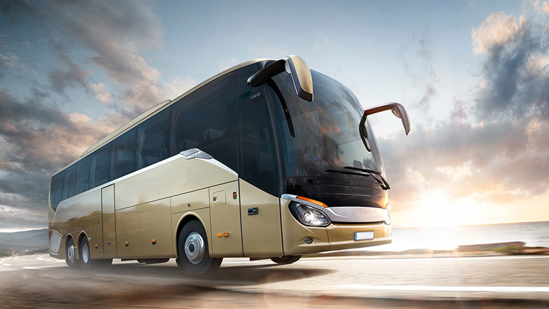 Аренда автобуса. Setra Bus. Setra 2022. Туристический автобус. Красивый автобус.