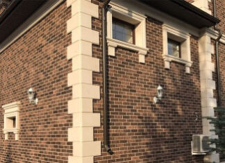 Кирпичная кладка и внешний вид фасада