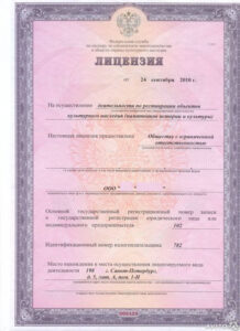 Правила получения лицензии Минкультуры РФ