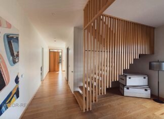 Лестничные деревянные перегородки: особенности и преимущества