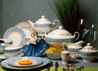 Виды и особенности фарфоровой посуды