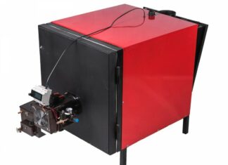 Принцип работы и характеристики котла на отработанном масле