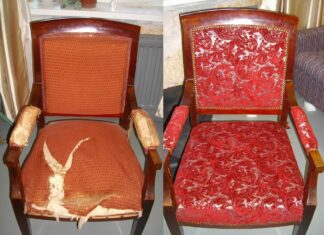 Перетяжка стульев: этапы и преимущества