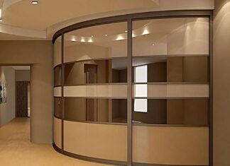 Что такое шкафы-купе радиусного типа? Особенности мебели
