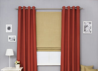 Отличия и способы сочетания с интерьером штор с кантом