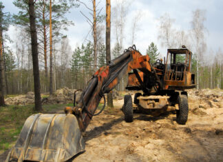Как арендовать колесный экскаватор в Минске