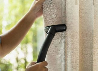 Химчистка штор на дому: без снятия с карниза и хлопот