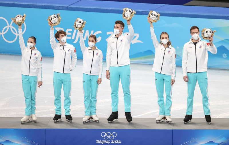 Россия лидирует в медальном зачете Олимпиады

